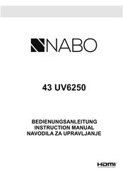 NABO 43 UV6250 Instruction Manual
