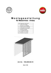 Weka 100.2030.00.10 Assembly Instructions Manual