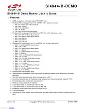 Silicon Laboratories Si4844-B Series Manuals | ManualsLib