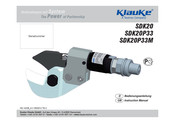 Textron Klauke SDK20P33M Instruction Manual