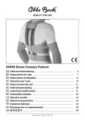 Otto Bock Dorso Carezza Posture 50R49 Instructions For Use Manual