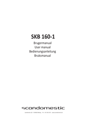Scandomestic SKB 160-1 User Manual