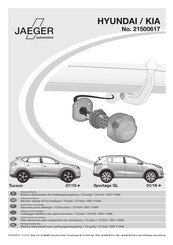 Jaeger 21500617 Fitting Instructions Manual