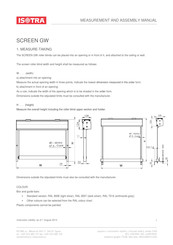 Isotra SCREEN GW Measurement And Assembly Manual