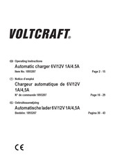 VOLTCRAFT 1893207 Operating Instructions Manual