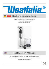 Westfalia 82 69 67 Instruction Manual