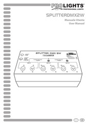 ProLights SPLITTERDMX2W User Manual