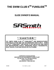 S.r.smith SWIM CLUB II FUNSLIDE Owner's Manual