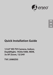 Eneo TVC-2080Z03 Quick Installation Manual