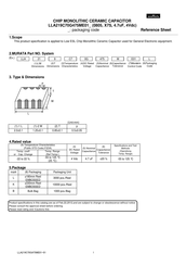Murata LLA219C70G475ME01L Reference Sheet