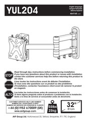 AVF YUL204 Manual