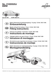 Jaeger 21020520J Fitting Instructions Manual