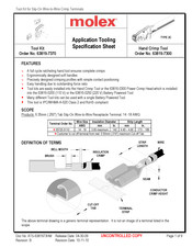 molex 63819-7370 Specification Sheet