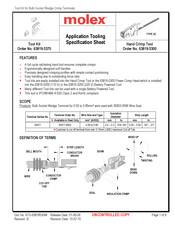 molex 35477 Series Specification Sheet