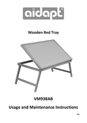 aidapt VM938AB Usage And Maintenance Instructions