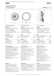 Bega 99 814 Instructions For Use