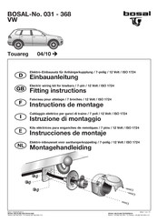bosal 031-368 Fitting Instructions Manual