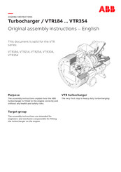 ABB VTR Series Assembly Instructions Manual