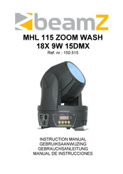 Beamz MHL 115 Instruction Manual