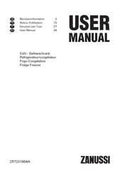 Zanussi ZRT23106WA User Manual