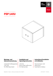Glen Dimplex PSP 140U Installation And Operating Instruction
