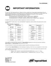 Ingersoll-Rand Force 5 MANRIDER FA2MRA Installation And Operation Manual