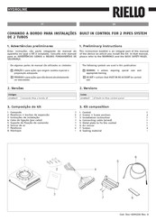 Riello 20081467 Instruction Booklet