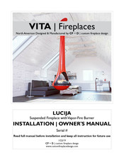 CF+D VITA LUCIJA Installation & Owner's Manual