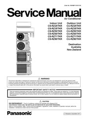 Panasonic CS-RZ25TKR Service Manual