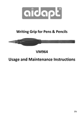 aidapt VM964 Usage And Maintenance Instructions