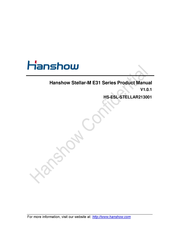 hanshow Stellar-M E31 Series Product Manual
