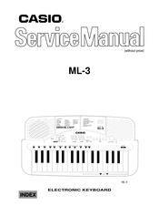 Casio ML-3 Service Manual