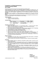 Heitronic 36881 Installation And Operating Instructions Manual