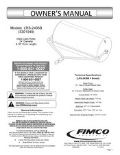 Fimco LRS-2436B Owner's Manual