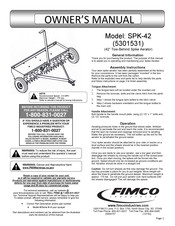Fimco SPK-42 Owner's Manual
