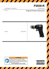Atlas Copco P2530-R Original Product Instructions