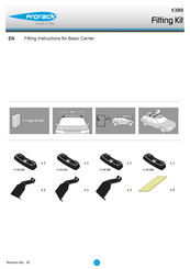 Prorack K389 Fitting Instructions Manual