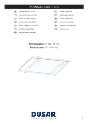 Dusar PT-155 Assembly Instructions Manual