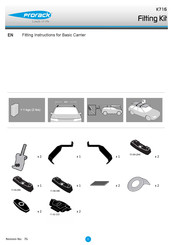 Prorack K716 Fitting Instructions Manual