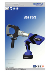 Textron Klauke ESG 85CL Quick Start Manual