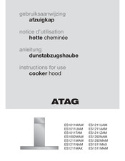Atag ES1211AAM Instructions For Use Manual