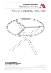 Devries Willington 40466 Assembly Instructions Manual