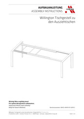 deVRIES TRENDY Willington 40474 Assembly Instructions Manual