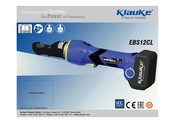 Textron Klauke EBS12CL Quick Start Manual