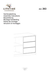 Lifetime Kidsrooms 263 Assembly Instructions Manual