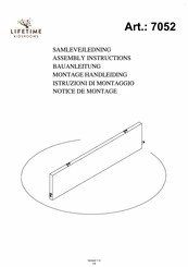 Lifetime Kidsrooms 7052 Assembly Instructions