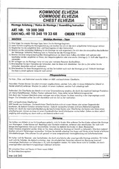 INTER LINK SAS ELVEZIA 19 300 360 Assembling Instruction