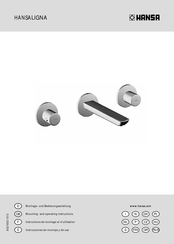 Hansa LIGNA 5120 0100 Mounting And Operating Instructions