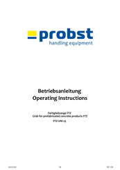 probst FTZ-UNI-25 Operating Instructions Manual