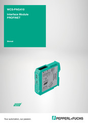 Pepperl+Fuchs WCS-PNG410 Manual